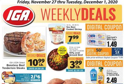 IGA Weekly Ad Flyer November 27 to December 1