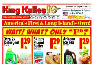 King Kullen Weekly Ad Flyer November 27 to December 3