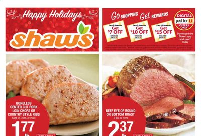 Shaw’s (MA, ME, NH, RI, VT) Weekly Ad Flyer November 27 to December 3