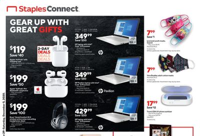 Staples Weekly Ad Flyer November 29 to December 5