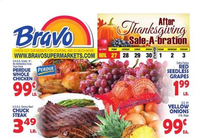 Bravo Supermarkets (CT, FL, MA, NJ, NY, PA, RI) Weekly Ad Flyer November 27 to December 3
