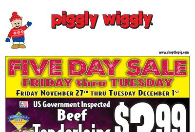 Piggly Wiggly (WI) 5 Day Sale Ad Flyer November 27 to December 1, 2020