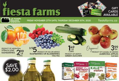 Fiesta Farms Flyer November 27 to December 10