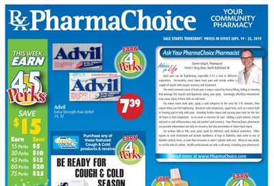 PharmaChoice (BC, AB, SK & MB) Health Centre Flyer September 19 to 25