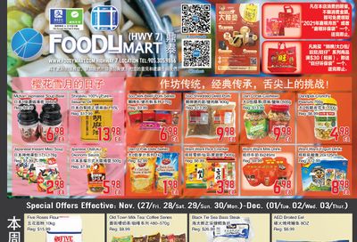 FoodyMart (HWY7) Flyer November 27 to December 3