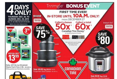 Canadian Tire (Atlantic) 2019 Boxing Week Flyer December 26 to January 2