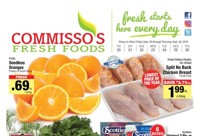 Commisso's Fresh Foods Flyer September 20 to 26
