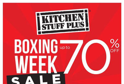 Kitchen Stuff Plus 2019 Boxing Week Flyer December 24 to January 5