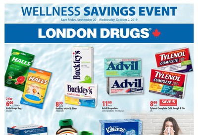 London Drugs Wellness Savings Event Flyer September 19 to October 2