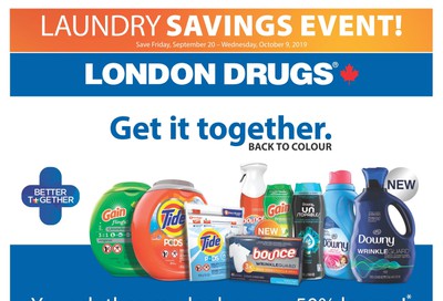 London Drugs Laundry Savings Event Flyer September 19 to October 9