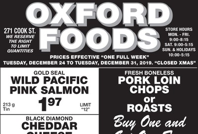 Oxford Foods Flyer December 25 to 31