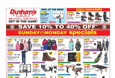 Dunham's Sports Weekly Ad Flyer November 28 to December 3
