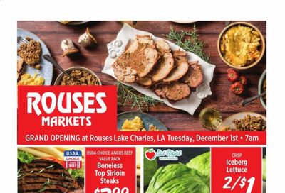 Rouses Markets (AL, LA, MS) Weekly Ad Flyer November 27 to December 2