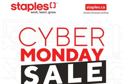 Staples Cyber Monday Online Flyer November 30