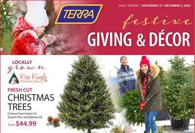 Terra Greenhouses Flyer November 27 to December 3
