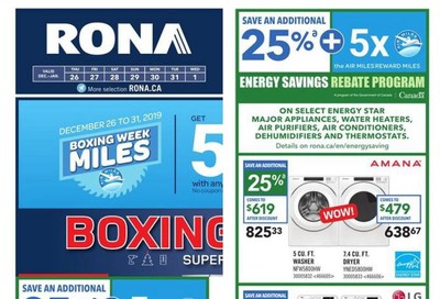 Rona (ON) Flyer December 26 to January 1