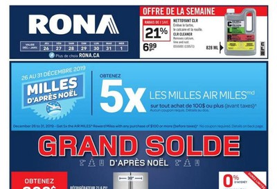 Rona (QC) Flyer December 26 to January 1