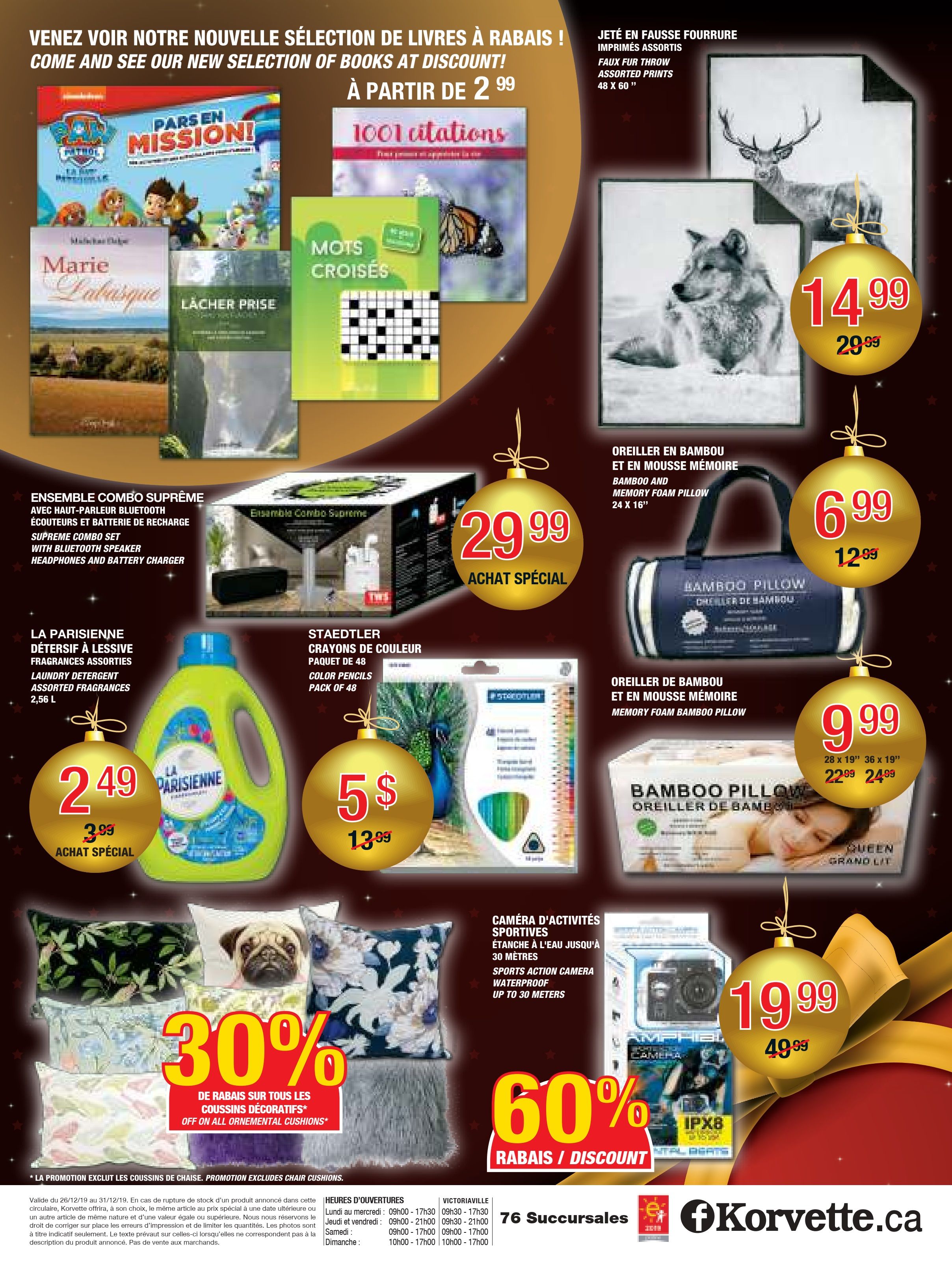 Korvette Flyer December 26 to 31