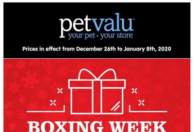 Pet Valu Flyer December 26 to January 8