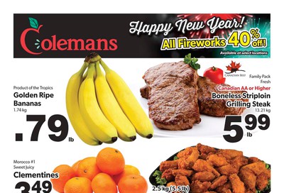 Coleman's Flyer December 26 to January 1