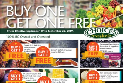 Choices Market Flyer September 19 to 25