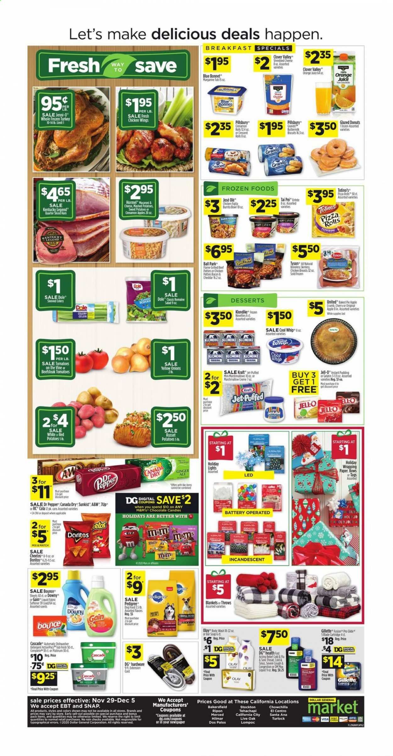 Dollar General (CA) Weekly Ad Flyer November 29 to December 5