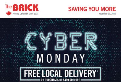 The Brick Cyber Monday Sale Flyer November 30