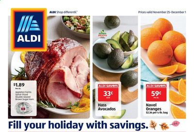 ALDI (TX) Weekly Ad Flyer November 25 to December 1