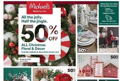 Michaels Weekly Ad Flyer November 29 to December 5
