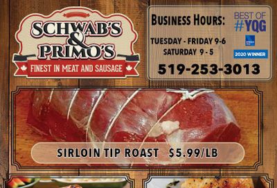 Schwab's & Primo's Flyer December 1 to 5