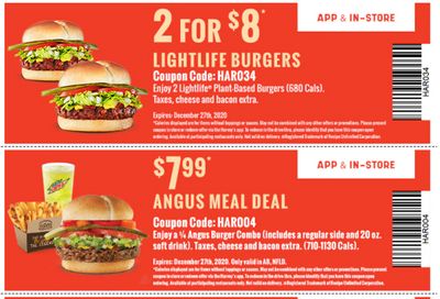Harvey’s Canada Coupons(NFLD): until December 27