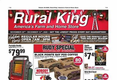 Rural King Weekly Ad Flyer November 29 to December 12