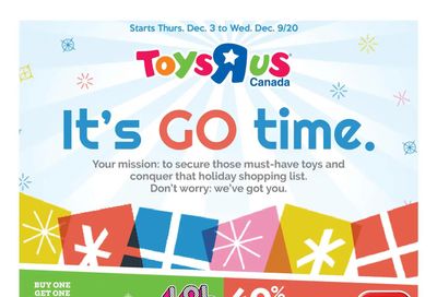 Toys R Us Flyer December 3 to 9