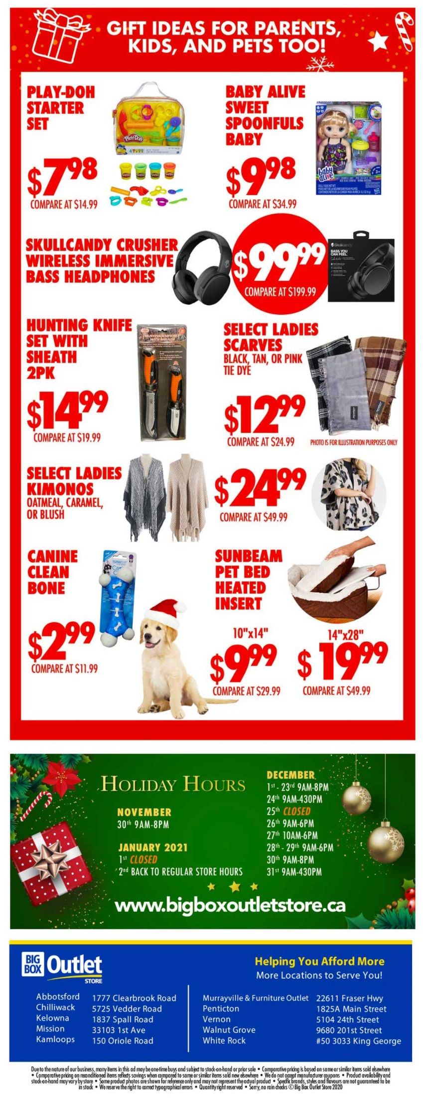 Big Box Outlet Store Flyer November 30 to December 5