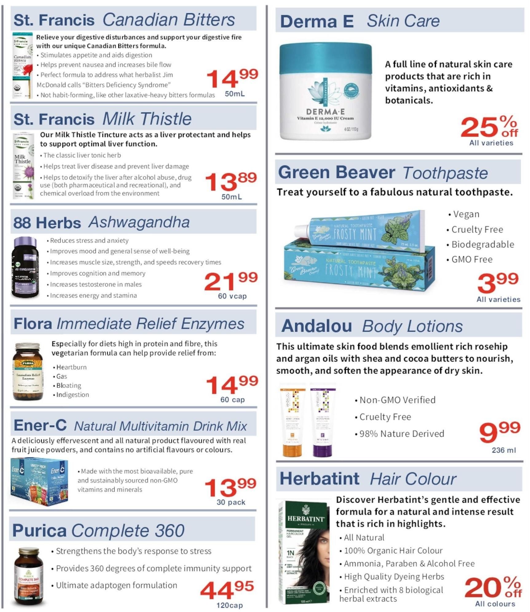 Noah's Natural Foods Flyer December 1 to 31