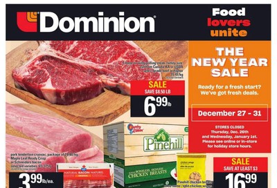 Dominion Flyer December 27 to 31