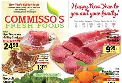 Commisso's Fresh Foods Flyer December 27 to January 1