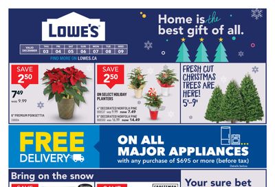 Lowe's Flyer December 3 to 9