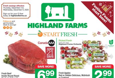 Highland Farms Flyer December 3 to 9
