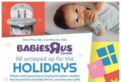 Babies R Us Flyer December 3 to 9