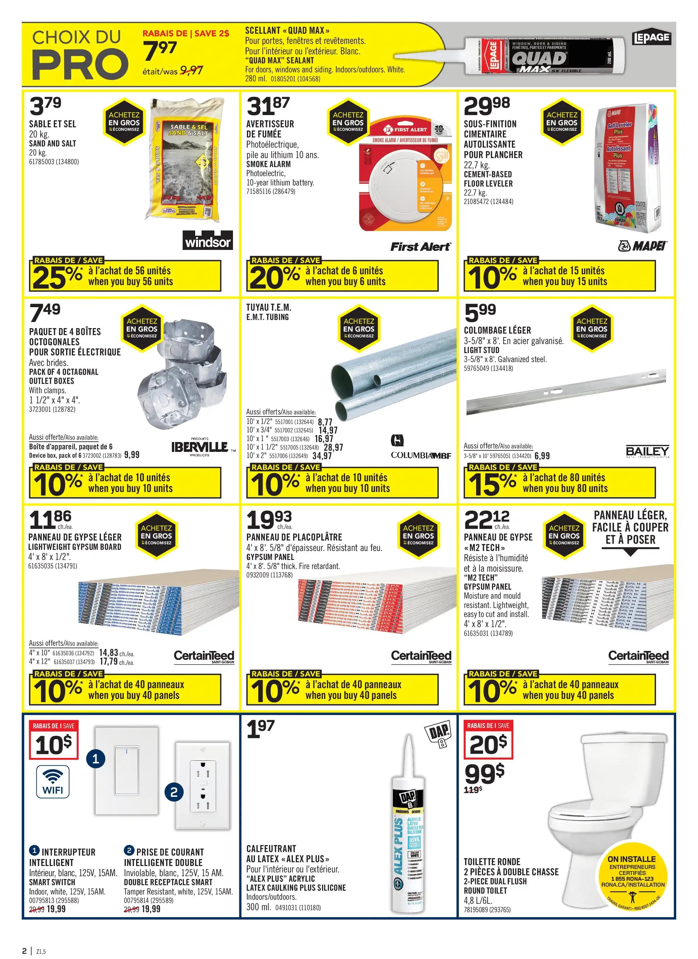 Rona (QC) Flyer December 3 to 9