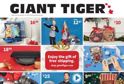 Giant Tiger Christmas Flyer December 2 to 15