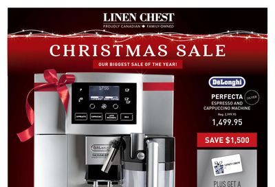 Linen Chest Christmas Sale Flyer December 2 to 24