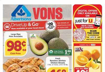 Albertsons Weekly Ad Flyer December 2 to December 8