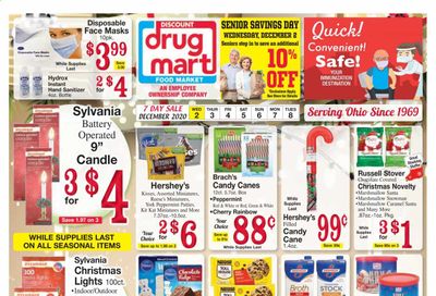 Discount Drug Mart (OH) Weekly Ad Flyer December 2 to December 8