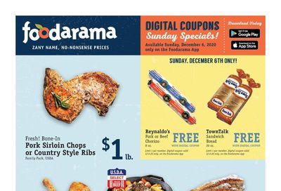 Foodarama Weekly Ad Flyer December 2 to December 8, 2020