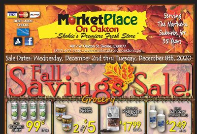 Marketplace On Oakton Weekly Ad Flyer December 2 to December 8, 2020