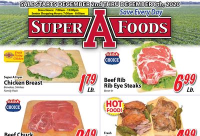 Super A Foods Weekly Ad Flyer December 2 to December 8, 2020