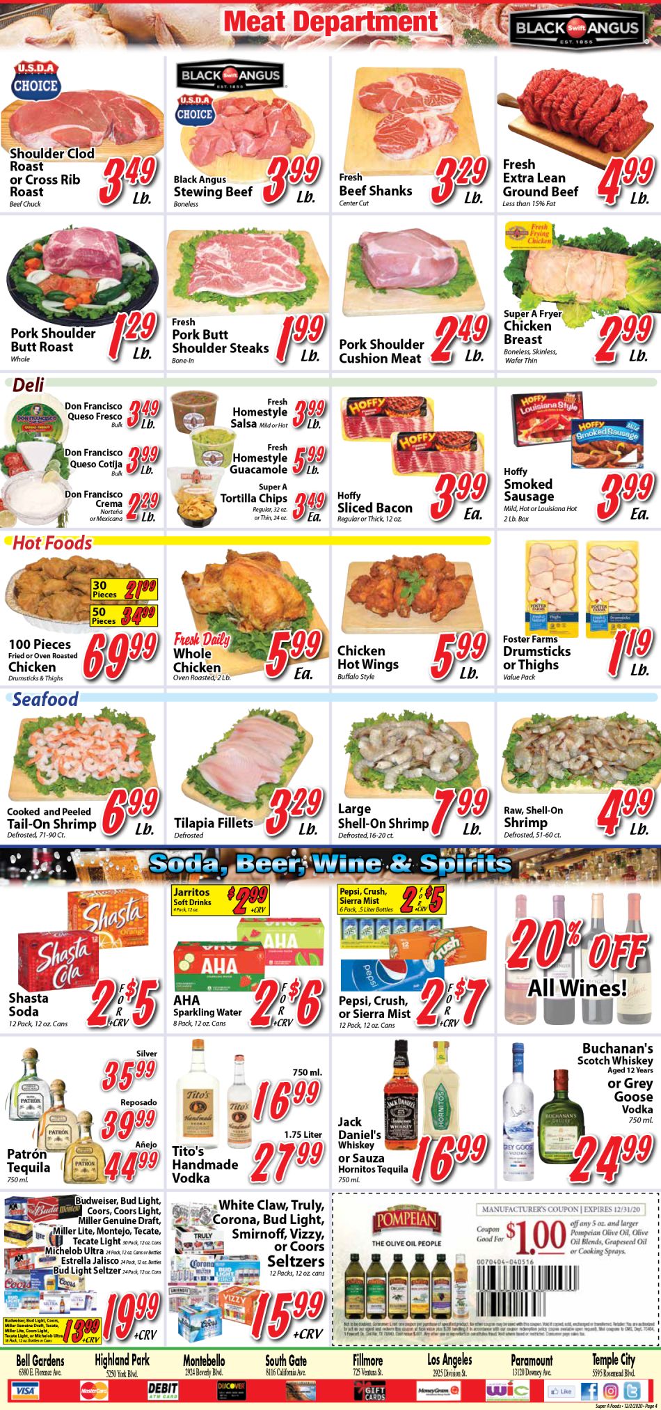 Super A Foods Weekly Ad Flyer December 2 to December 8, 2020