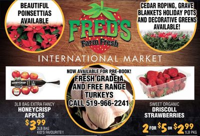 Fred's Farm Fresh Flyer December 2 to 8